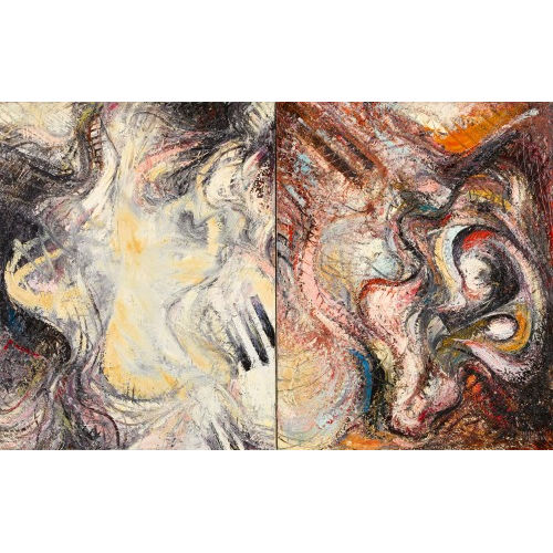MICHEL SANZIANU : 'Le Diptique d'Isa' (DOBIASCHOFSKY AUKTIONEN AG)