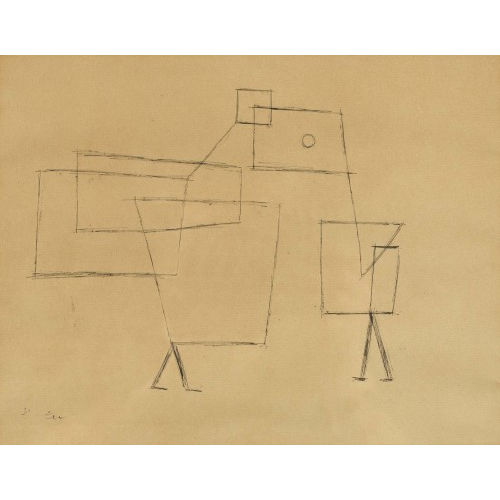 PAUL KLEE : 'Begegnung zum Disput' (DOBIASCHOFSKY AUKTIONEN AG)