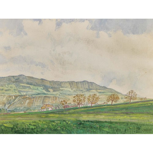 ALBERT TRACHSEL : Fr�hlingslandschaft (DOBIASCHOFSKY AUKTIONEN AG)