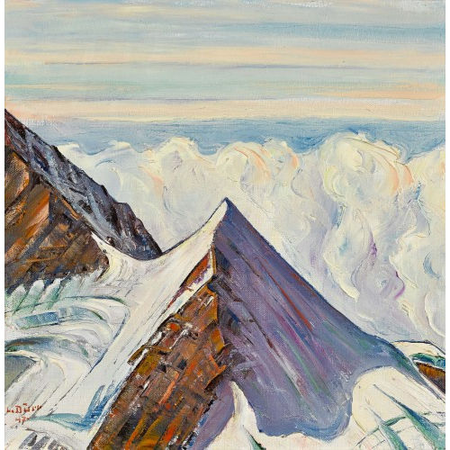 LOUIS D�RR : 'Mathildenspitze am Nordostgrat der Jungfrau' (DOBIASCHOFSKY AUKTIONEN AG)