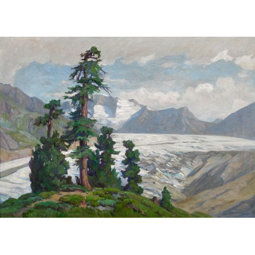 MARIE ROLL� : 'Aletschgletscher' (DOBIASCHOFSKY AUKTIONEN AG)