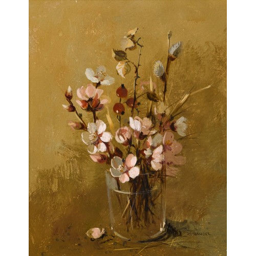 REN�E YOLANDA HAUSER : 'Fleurs d'amandier' (DOBIASCHOFSKY AUKTIONEN AG)