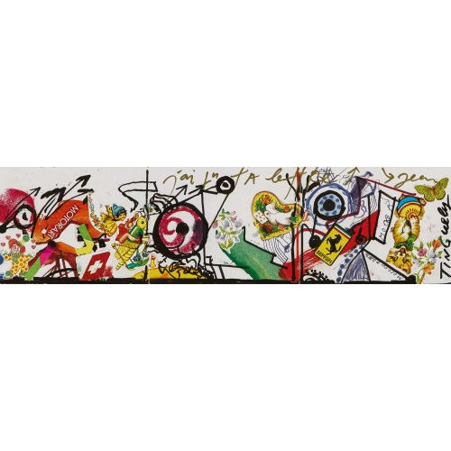 JEAN TINGUELY : 'Einladung Moskau 1990' (DOBIASCHOFSKY AUKTIONEN AG)