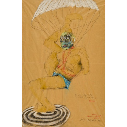 PIERRE-ETIENNE GENIER : 'La parachutiste' (DOBIASCHOFSKY AUKTIONEN AG)
