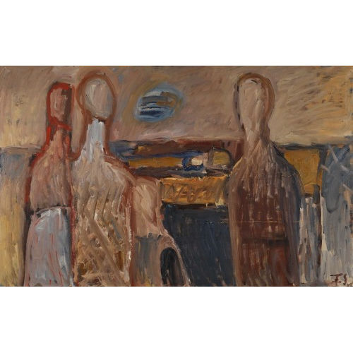 FRITZ STREBEL : 'Figuren in einer Landschaft' (DOBIASCHOFSKY AUKTIONEN AG)