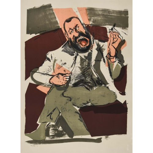 WILLY) VARLIN (EIGTL. GUGGENHEIM : Der Kannibale (Portr�t Ernst Scheidegger) (DOBIASCHOFSKY AUKTIONEN AG)