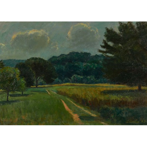JEAN-JACQUES L�SCHER : 'Feldweg bei Riehen' (DOBIASCHOFSKY AUKTIONEN AG)