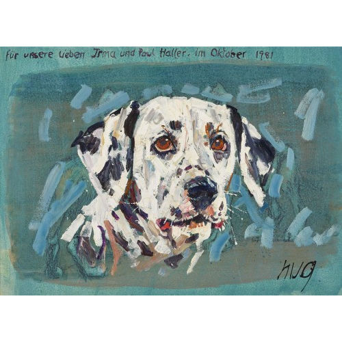 FRITZ HUG : Hundekopf (DOBIASCHOFSKY AUKTIONEN AG)