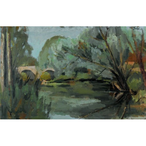 JEANNE) JANEB� (EIGTL. BARRAUD-PELLET : 'Le pont' (DOBIASCHOFSKY AUKTIONEN AG)