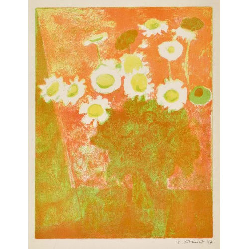 CUNO AMIET : 'Blumenstillleben: Margeriten' (DOBIASCHOFSKY AUKTIONEN AG)