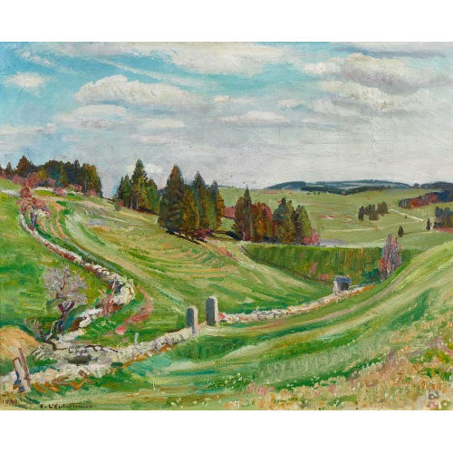 CHARLES L'EPLATTENIER : 'Parturage du Jura' (DOBIASCHOFSKY AUKTIONEN AG)