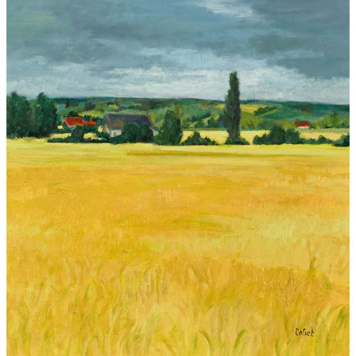 HANS-KONRAD) COBET (EIGTL. BETTLER : 'Juillet en Bourgogne' (DOBIASCHOFSKY AUKTIONEN AG)