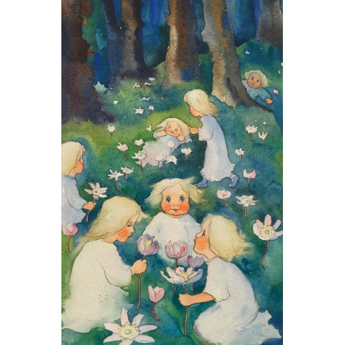 MILI WEBER : Bluemechindli im Wald (DOBIASCHOFSKY AUKTIONEN AG)