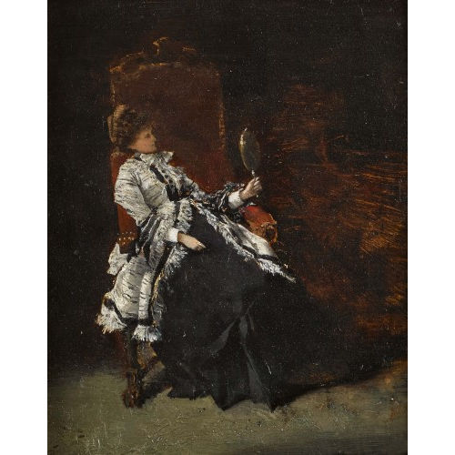 ALBERT VON KELLER : 'Self satisfied' (DOBIASCHOFSKY AUKTIONEN AG)