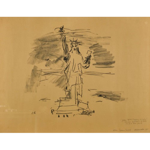 OSKAR KOKOSCHKA : 'Statue of Liberty' (DOBIASCHOFSKY AUKTIONEN AG)