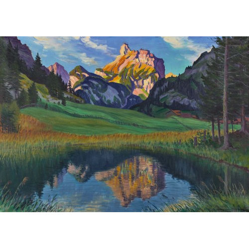 WALDEMAR THEOPHIL FINK : 'Stille der Morgenfr�he' (DOBIASCHOFSKY AUKTIONEN AG)