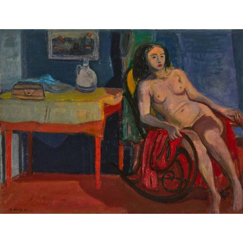 ADRIEN HOLY : 'Le repos du modle' (DOBIASCHOFSKY AUKTIONEN AG)