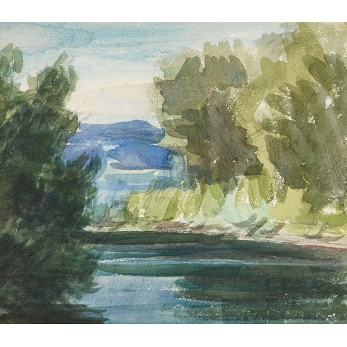 WERNER GFELLER : 'An der Broye' (DOBIASCHOFSKY AUKTIONEN AG)