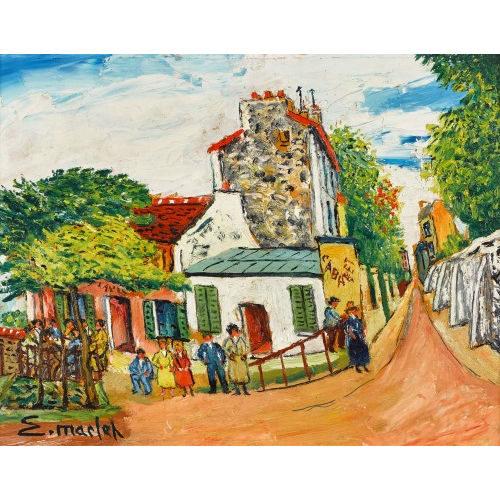 ELIS�E MACLET : Montmartre (DOBIASCHOFSKY AUKTIONEN AG)