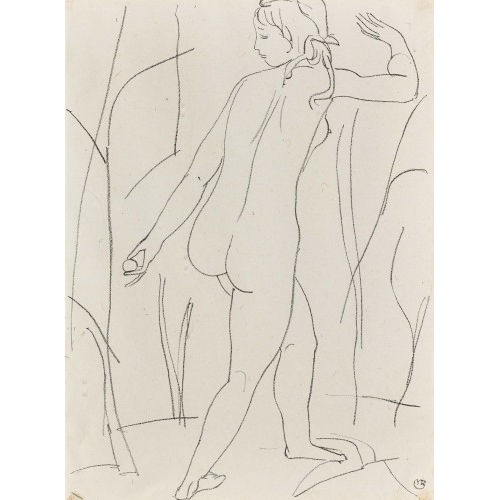 MAURICE BARRAUD : '�glogues' (jeune femme) (DOBIASCHOFSKY AUKTIONEN AG)