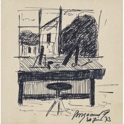 GEORGES BORGEAUD : Interieur (DOBIASCHOFSKY AUKTIONEN AG)