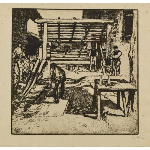 �DOUARD VALLET : 'Le jeu de quilles' (DOBIASCHOFSKY AUKTIONEN AG)