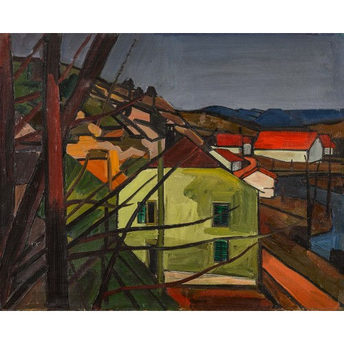 ALBERT SCHNYDER : 'La Scheulte � Vicques' (DOBIASCHOFSKY AUKTIONEN AG)