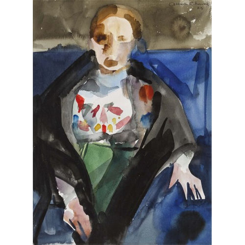 ALBERT CHAVAZ : Sitzende Frau (DOBIASCHOFSKY AUKTIONEN AG)