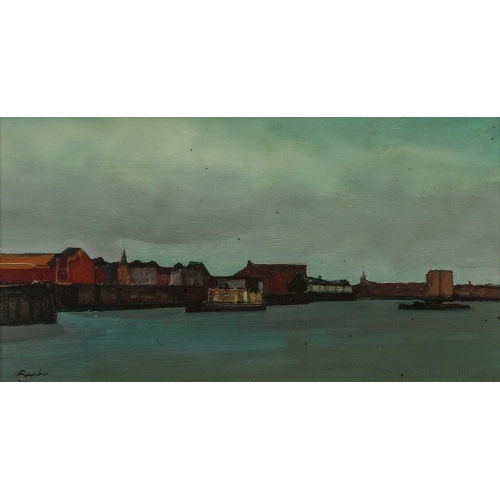 JACQUES F. FUCHS : 'Vue de la Tamise' (DOBIASCHOFSKY AUKTIONEN AG)