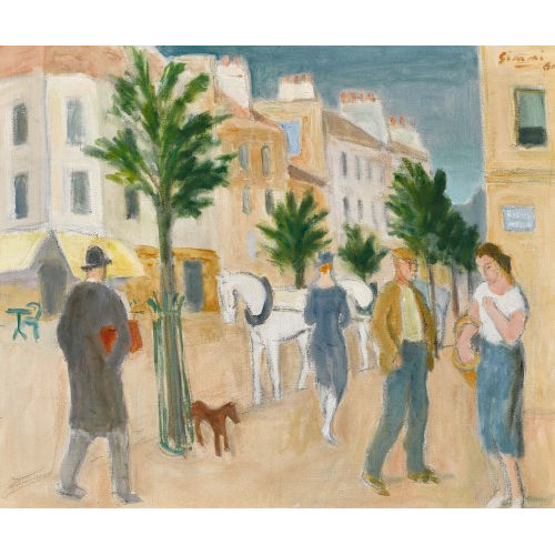WILHELM GIMMI : 'Rue d'Al�sia, Paris' (DOBIASCHOFSKY AUKTIONEN AG)