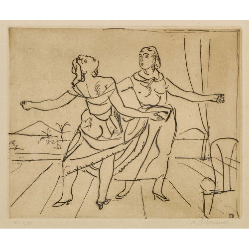 MAURICE BARRAUD : 'La le�on de dance' (DOBIASCHOFSKY AUKTIONEN AG)