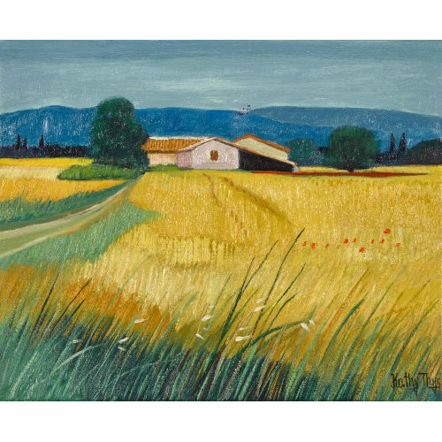 KATHY (EIGTL. THYS-BILL THYS : Sommerliche Feldlandschaft (DOBIASCHOFSKY AUKTIONEN AG)