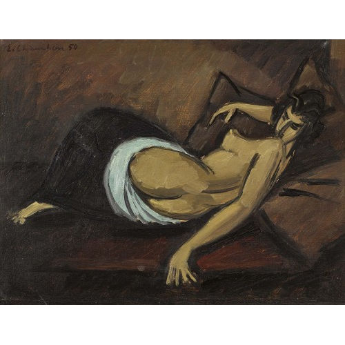�MILE FRAN�OIS CHAMBON : 'Nu couch� � la jupe' (DOBIASCHOFSKY AUKTIONEN AG)