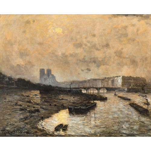 FRANK-MYERS BOGGS : La Seine et Notre-Dame (DOBIASCHOFSKY AUKTIONEN AG)