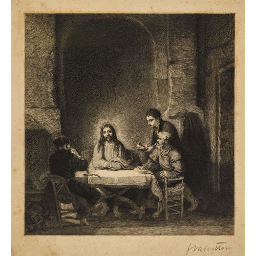 F�LIX VALLOTTON : 'Les P�lerins d'Emmaus' (DOBIASCHOFSKY AUKTIONEN AG)