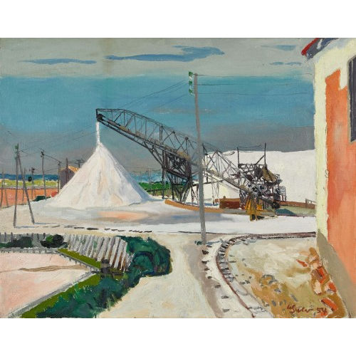 WILLY SUTER : 'Les salines de Villeneuve' (DOBIASCHOFSKY AUKTIONEN AG)