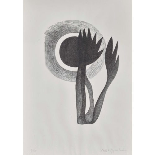 MERET OPPENHEIM : 'Pflanze vor Gestirn' (DOBIASCHOFSKY AUKTIONEN AG)