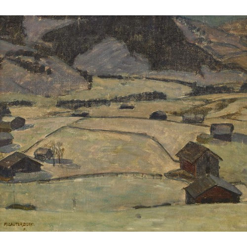 MARTIN LAUTERBURG : Winterlandschaft (DOBIASCHOFSKY AUKTIONEN AG)