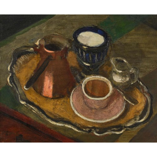 VICTOR SURBEK : 'Le caf� noir' (DOBIASCHOFSKY AUKTIONEN AG)