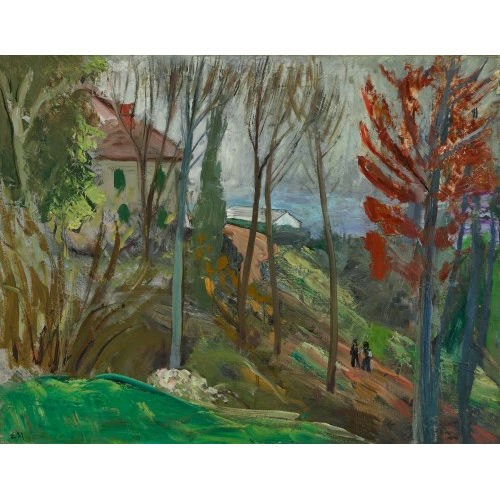 ERNST MORGENTHALER : Herbstliche Landschaft (DOBIASCHOFSKY AUKTIONEN AG)