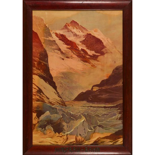 ANTON RECKZIEGEL : 'Jungfrau Bahn' (DOBIASCHOFSKY AUKTIONEN AG)