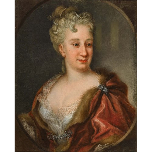 GIOVANNA FRATELLINI : Bildnis der Contessa Faustina Bolognetti, geb. Acciaioli (DOBIASCHOFSKY AUKTIONEN AG)