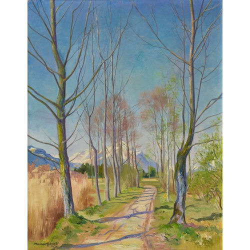 MARCUS JACOBI : Herbstliche Allee (DOBIASCHOFSKY AUKTIONEN AG)