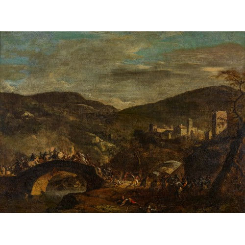 SALVATOR ROSA : Battaglia (DOBIASCHOFSKY AUKTIONEN AG)