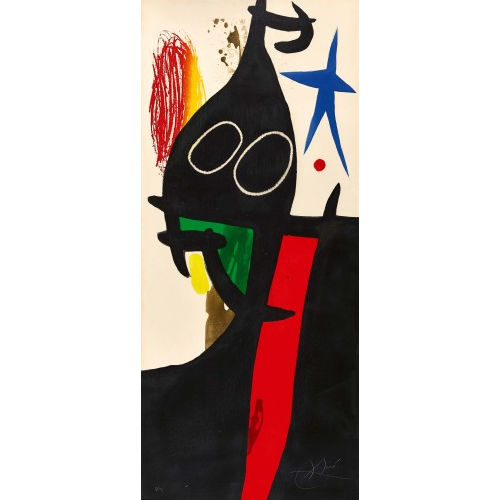 JOAN MIR� : 'Le sarrasin � l'�toile bleue' (DOBIASCHOFSKY AUKTIONEN AG)