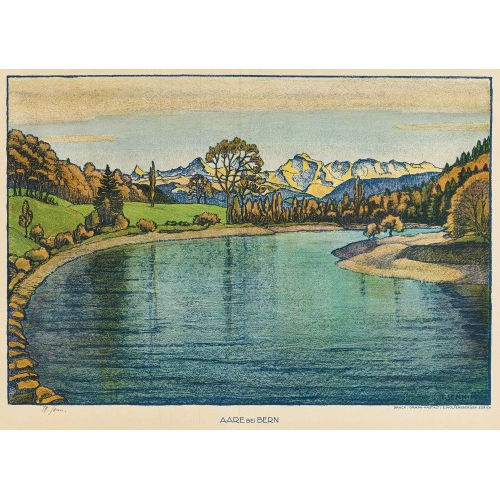 TRAUGOTT SENN : 'Aare bei Bern' (DOBIASCHOFSKY AUKTIONEN AG)