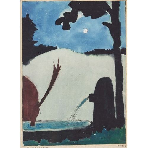 ERNST MORGENTHALER : 'Mondnacht' (DOBIASCHOFSKY AUKTIONEN AG)