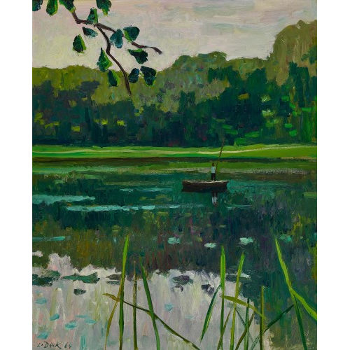 LEO DECK : 'Am Wohlensee' (DOBIASCHOFSKY AUKTIONEN AG)