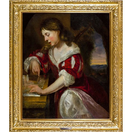 NICOLAES MAES : Mythologische Szene mit junger Frau (DOBIASCHOFSKY AUKTIONEN AG)