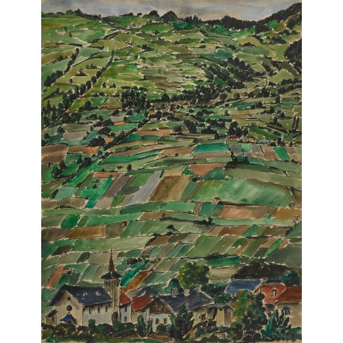GERMAIN DELATOUSCHE : 'Bellacombe Savoie' (DOBIASCHOFSKY AUKTIONEN AG)
